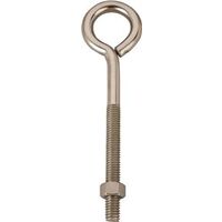 Eye Bolts with Nuts, 3/8in. x 6in. Stainless Steel