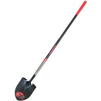 Razor-Back 2594400 Digging Shovel, 9 in W x 5-1/4 in L, Tempered Steel, 57 in, Mid-Grip and Cushion Grip, Long Handle