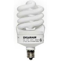 compact fluorescent light bulb, 13w 2 pk candelabra base