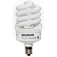 Compact Fluorescent Light Bulb, 13W 2 Pk Candelabra Base
