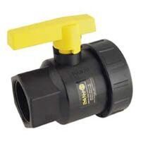 single union polypropylene valve, 2in.