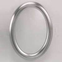 beaded oval medicine cabinet, chrome