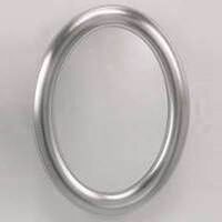 Beaded Oval Medicine Cabinet, Chrome