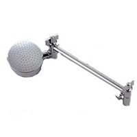 shower head fixed mount, chrome