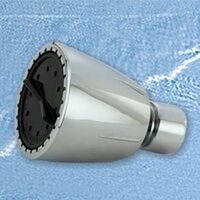 shower head fixed mount, 3 setting chrome