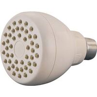 Shower Head with Rubber Tips White