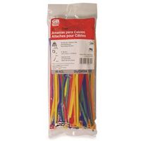 assorted natural hue colors cable tie