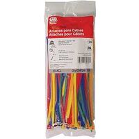 assorted natural hue colors cable tie