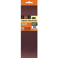 Sanding Belt 80 Grit, 3in. x 21in.