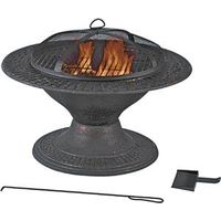 outdoor fireplace, 32in. antique copper