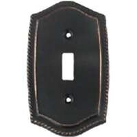 Single Switch Plate, Oil Rubbed Bronze