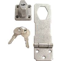 safety hasp galvanized, 4in. x 1/2in.