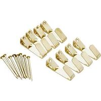 Picture Hanger, 100 Lb Brass