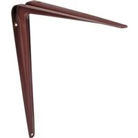 shelf bracket, 8in. x 10in. chocolate