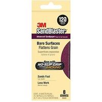 sandblaster bare surfaces flexible sanding pad, 120 grit
