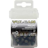 Phillips Screwdriver Bit, #2 x 1in. 25 Pk
