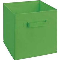 Fabric Drawer, 11in. x 10 1/2in. x 10 1/2in. Green