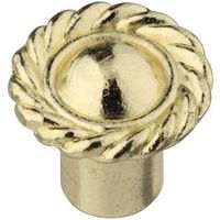 DECORATIVE KNOBS 3/4IN  BRS   