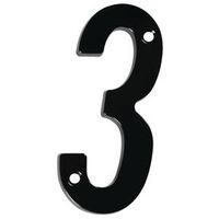 HOUSE NUMBERS 4IN - #3 BLK    