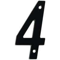 HOUSE NUMBERS 4IN - #4 BLK    