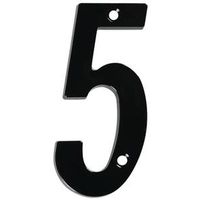HOUSE NUMBERS 4IN - #5 BLK    