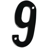 HOUSE NUMBERS 4IN - #9 BLK    