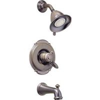 single handle tub & shower faucet, bronze