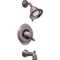single handle tub & shower faucet, bronze