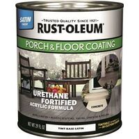 Rustoleum Satin T-Base Porch & Floor Coating, 1 Qt Clear