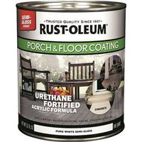 rustoleum semi-gloss porch & floor coating,1 qt white
