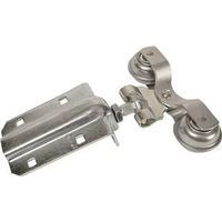 adjustable strap trolley barn door hanger, steel