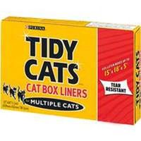 Tidy Cats 7023000073 Tear Resistant Cat Litter Box Liner