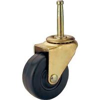 Stem Caster, 2in. Black Wheel