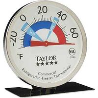 Stainless Steel Refrigerator Thermometer  
