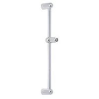 metal glide rail, 24in. chrome