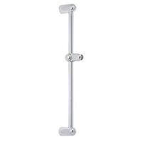 metal glide rail, 24in. chrome