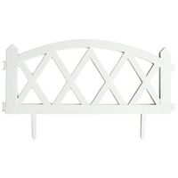 7228513 - 4PK GARDEN FENCE WH 24X13