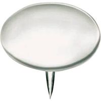 thumb tacks, white