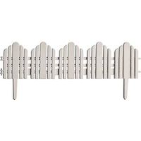 garden fence, 24in. x 14in. white 4 pk