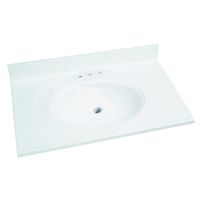 7239593 - 19X31 SLD CULTURED MARBLE TOP