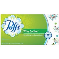 7241565-PUFFS PLUS FACIAL TISSUE 124CT
