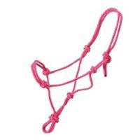 7249816 - ROPE HORSE HALTER PINK