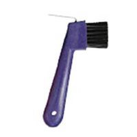 7250103 - HOOF PICK WITH BRUSH PURPLE