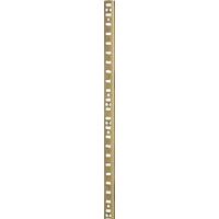 Pilaster Shelf Standard, 48in. Brass