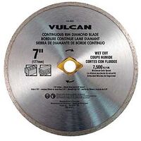 Diamond Continuous Rim Circular Saw Blade, 7in.