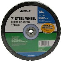7267057 - 7IN 55LB STL DIAMD TREAD WHEEL