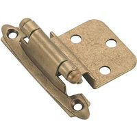 100/100 burn brass offset hinges