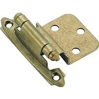 100/100 burn brass offset hinges