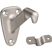 heavy duty handrail bracket, satin nickel