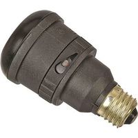 dusk to dawn flood photocell, black